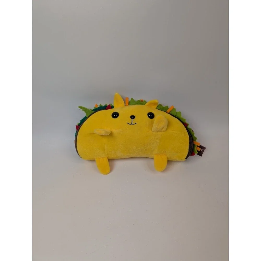 Exploding Kittens Tacocat Plush 10” Taco Cat Stuffed Animal Yellow 2018